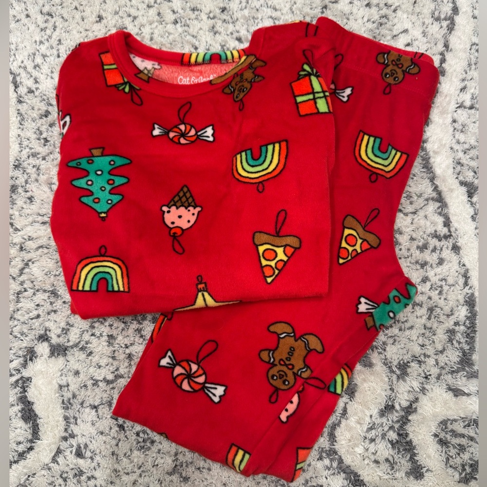 Cat&Jack Kids Christmas Fleece Pajamas